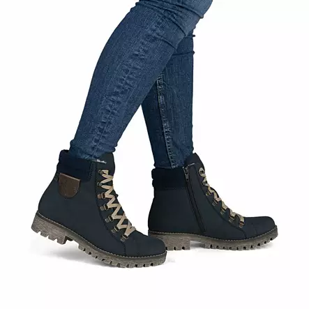 Rieker Kängor 785F8-14 blå - Rieker ankelboots - 122097 - 2