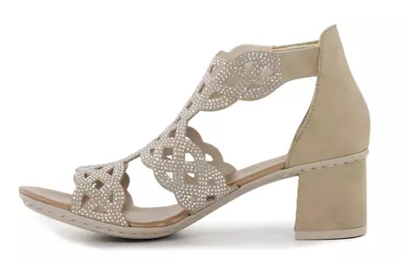 Rieker damsandaler 64773-61 beige - Rieker sandals - 138307 - 2
