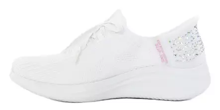 Skechers dam sneakers 150175/WHT ULTRA FLEX 3.0 - SHINING GLITZ vit - Skechers sneakers - 137127 - 2