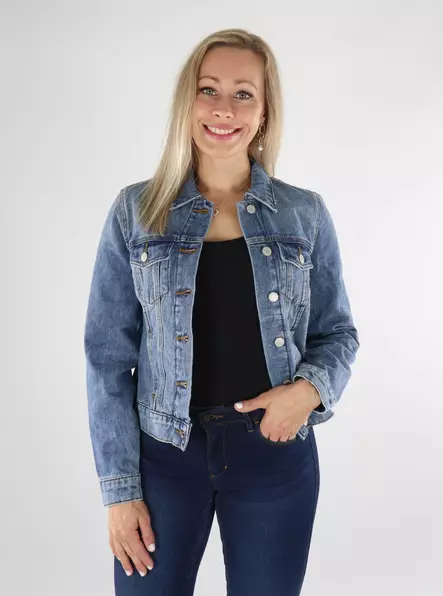 Vero Moda jeansjacka mellanblå - Jeansjackor för damer - 136527 - 1