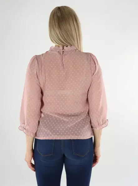 Vila Skjorta pale mauve - Långärmade tröjor för  damer - 136537 - 2