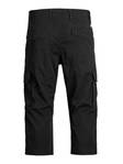 Jack & Jones svarta herr capribyxor med stretch Cole cargo long - Shorts och capribyxor för herrar - 128837 - 2