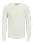 Jack & Jones stickad herr tröja Groove naturvit - Stickat för herrar - 129927 - 1