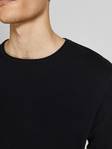 Jack&Jones Tröja Hill Crewneck svart - Stickat för herrar - 134077 - 2