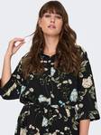 Only Carmakoma dam plus size skjortklänning Luxmie svart/gul - Klänningar och tunikor - 133027 - 2