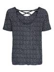 Only Carmakoma T-Shirt Bandana Blå / Prickig - T-shirts för damer - 133757 - 2
