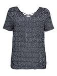 Only Carmakoma T-Shirt Bandana Blå / Prickig - T-shirts för damer - 133757 - 1