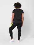 Only Play Curvy dam Plus size t-shirt Aubree loose svart - Sport T-shirts för damer - 129177 - 4