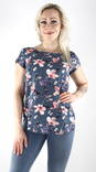 Only T-shirt Nova lux blå/butterfly - T-shirts för damer - 128737 - 1