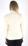 Only Tröja Katia highneck whitecap grå - Stickat för damer - 132367 - 2
