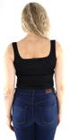 Pieces Topp Nukisa cropped black - Toppar för damer - 133497 - 2