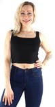 Pieces Topp Nukisa cropped black - Toppar för damer - 133497 - 1