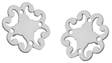 Snö of Sweden Örhängen Rimii small silver - Örhängen - 123237 - 1