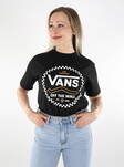 Vans unisex t-shirt Round Off svart - T-shirts för damer - 136127 - 1