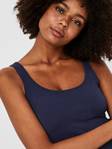 Vero Moda blå dam basic topp Maxi my long black iris - Toppar för damer - 129067 - 2