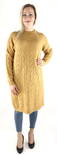 Vero Moda mjuk gul stickad klänning Simone chai tea - Stickat för damer - 129667 - 1