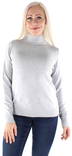 Vila Stickad tröja Ril turtleneck ljusgrå - Stickat för damer - 127067 - 1