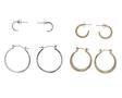 Pieces Örhängen 4-pack guld/silver - Örhängen - 135827 - 1