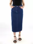 Only Jeanskjol Midi mörkblå - Kjolar - 136317 - 1