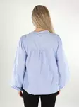 Vero Moda damskjorta LS Topp kashmir blå/vit - Långärmade tröjor för  damer - 138467 - 2