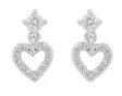 Snö of Sweden Örhängen Nisi hjärtguld/klar - Halsband - 138637 - 1