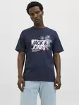 Jack&Jones herr t-shirt med tryck Axon Tee - T-shirts för herrar - 138747 - 4
