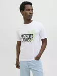Jack&Jones herr t-shirt med tryck Axon Tee - T-shirts för herrar - 138747 - 1