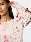 Pieces blommig klänning Midi rosa tyll/blommor - Klänningar och tunikor - 138847 - 4