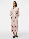 Pieces blommig klänning Midi rosa tyll/blommor - Klänningar och tunikor - 138847 - 1