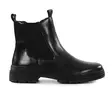 Tamaris damstövletter 25436-41 svart läder - Tamaris ankelboots - 139107 - 2