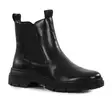 Tamaris damstövletter 25436-41 svart läder - Tamaris ankelboots - 139107 - 1