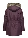 Only Carmakoma plus size jacka Parka Mauve wine - Vinterjackor för damer - 139607 - 6