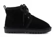 Duffy Ankelboots i mocka för damer 71-23001 svart - Stövletter och kängor för damer - 136817 - 1