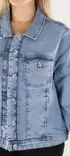 Only Carmakoma Denimjacka CARWESPA LS JACKET ljusblå denim - Jeansjackor för damer - 141147 - 3