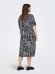 Only Carmakoma plus size stretchklänning legering/zebra - Klänningar och tunikor - 138347 - 4