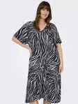 Only Carmakoma plus size stretchklänning legering/zebra - Klänningar och tunikor - 138347 - 1