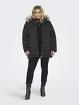 Only Carmakoma Jacka New Ellan hood svart - Vinterjackor för damer - 134757 - 2