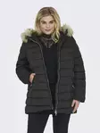 Only Carmakoma Jacka New Ellan hood svart - Vinterjackor för damer - 134757 - 1