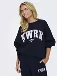 Only dam Sweatshirt Club marinblå blazer - Huvtröjor och sweatshirts - 137667 - 1