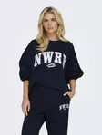 Only dam Sweatshirt Club marinblå blazer - Huvtröjor och sweatshirts - 137667 - 2