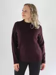 Only Knit ONLCAMILLA O-NECK L/S PULLOVER vinprovning/melange - Stickat för damer - 141567 - 1