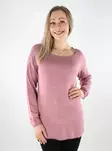 Only lång tröja för damer mesa rose - Stickat för damer - 137617 - 1