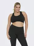 Only Play Curvy Plus Size Sports BH Daisy -2 söm Svart - Sport-bh - 134737 - 4