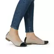 Rieker Ballerinas 51998-60 beige kombi - Ballerinaskor - 137757 - 5