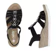 Rieker damkilklacksandaler 619B2-00 svart - Rieker sandals - 140367 - 4