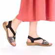 Rieker damsandaler 608B4-00 svart - Rieker sandals - 138227 - 4