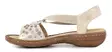 Rieker damsandaler 608B5-90 metallic - Rieker sandals - 138187 - 3