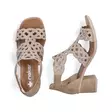 Rieker damsandaler 64773-61 beige - Rieker sandals - 138307 - 3