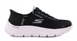 Skechers vattentäta sneakers dam 124846/BKMV GO WALK FLEX - CLEAR CREEK svart/mauve - Skechers sneakers - 138327 - 1