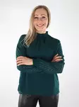 Vila damskjorta Highneck ponderosa furu - Långärmade tröjor för  damer - 136947 - 1